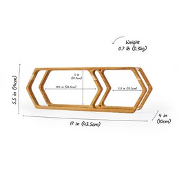 Porta della carta igienica rustica, mensola in legno montato a parete per la conservazione del bagno e arredamento