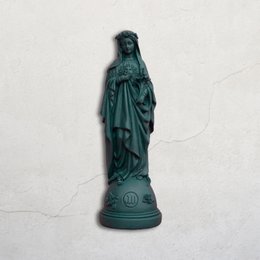 Statuette Mary med blomster