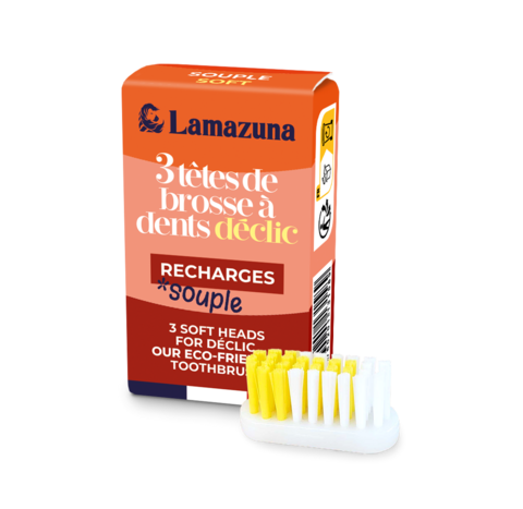 Refill 3 Soft toothbrush heads