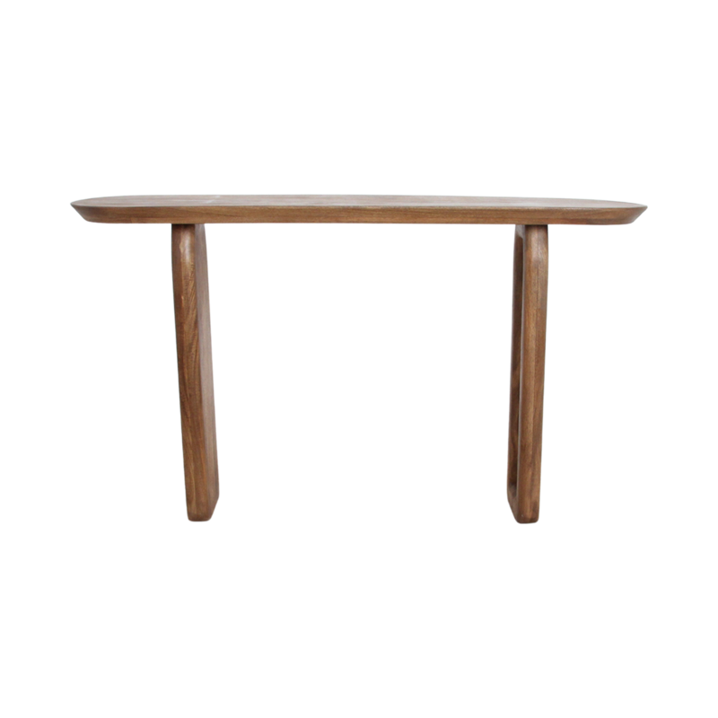 Consolle toro in legno di mango marrone - 140 cm
