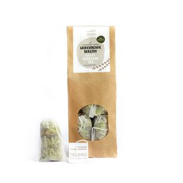  Greek organic mountain tea, 10 bags of 10 tea bags x 2 gr. This organic mountain tea is made from high-quality, natural ingredients and comes in a convenient package of 10 tea bags.