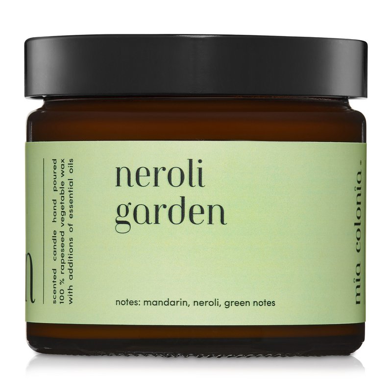 "Neroli Garden" duftlys 100% naturlig rapsvoks 250g