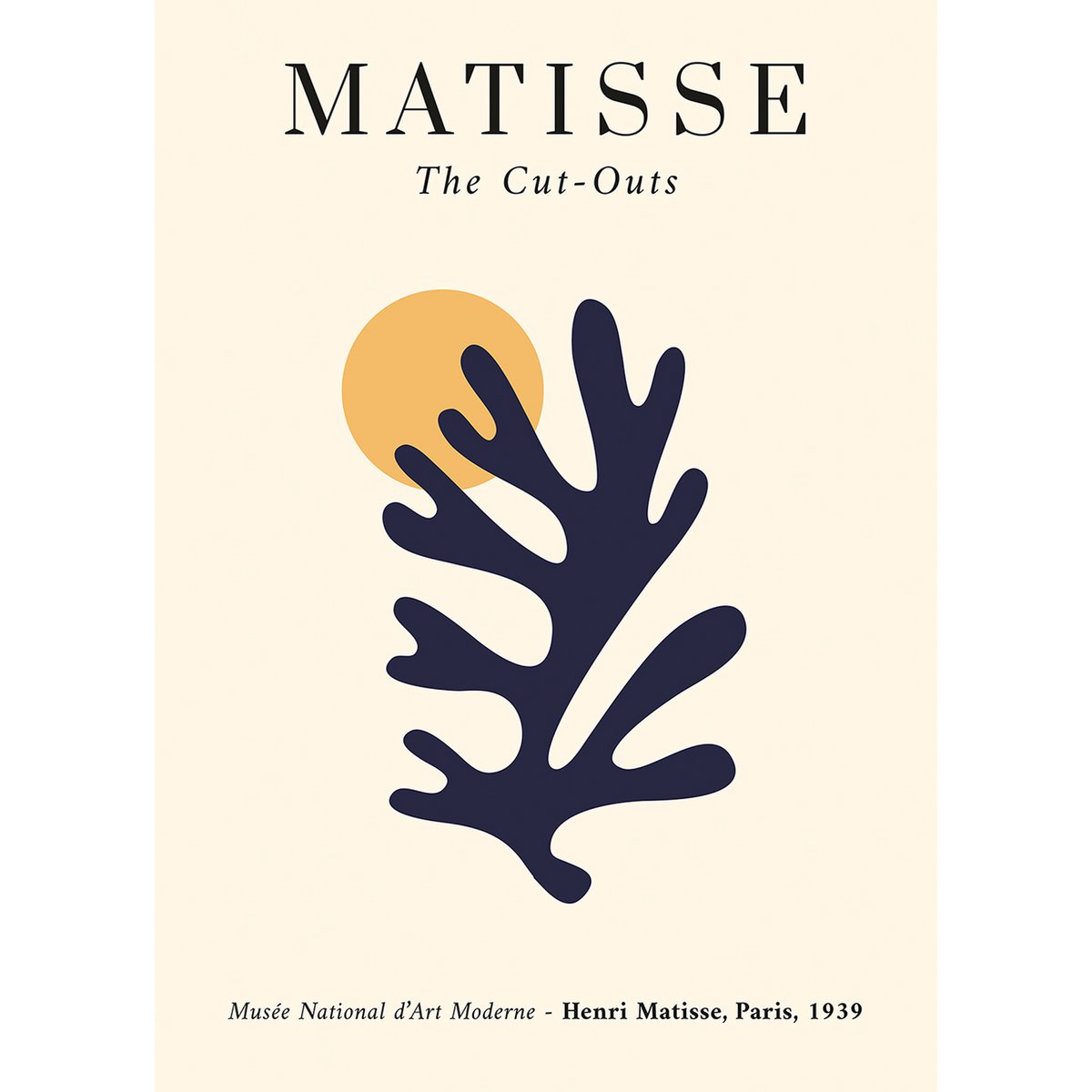 Plakat Henri Matisse - Nie. 9 Niebieski kwiat