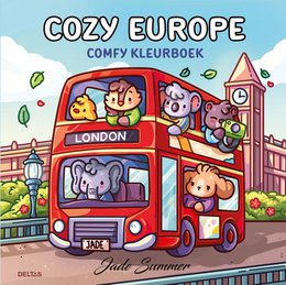 Cozy Europe - Comfy coloring book Jade Summer