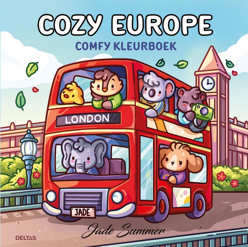 Cozy Europe - Comfy coloring book Jade Summer