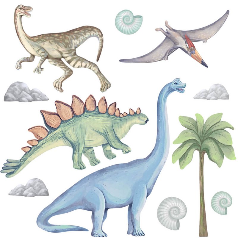 Wandaufkleber | Dinosaurier II