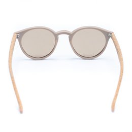 Cork UV protection women eyewear sunglasses (Including case L-500) L-858