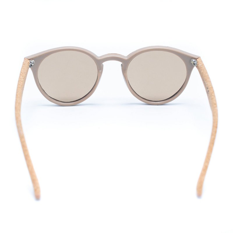 Damen-Sonnenbrille mit UV-Schutz aus Kork (einschließlich Etui L-500) L-858