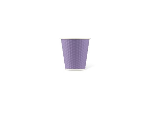 Porcelain cup LAP 180ml with silicon. grip honeycomb Violet Parme