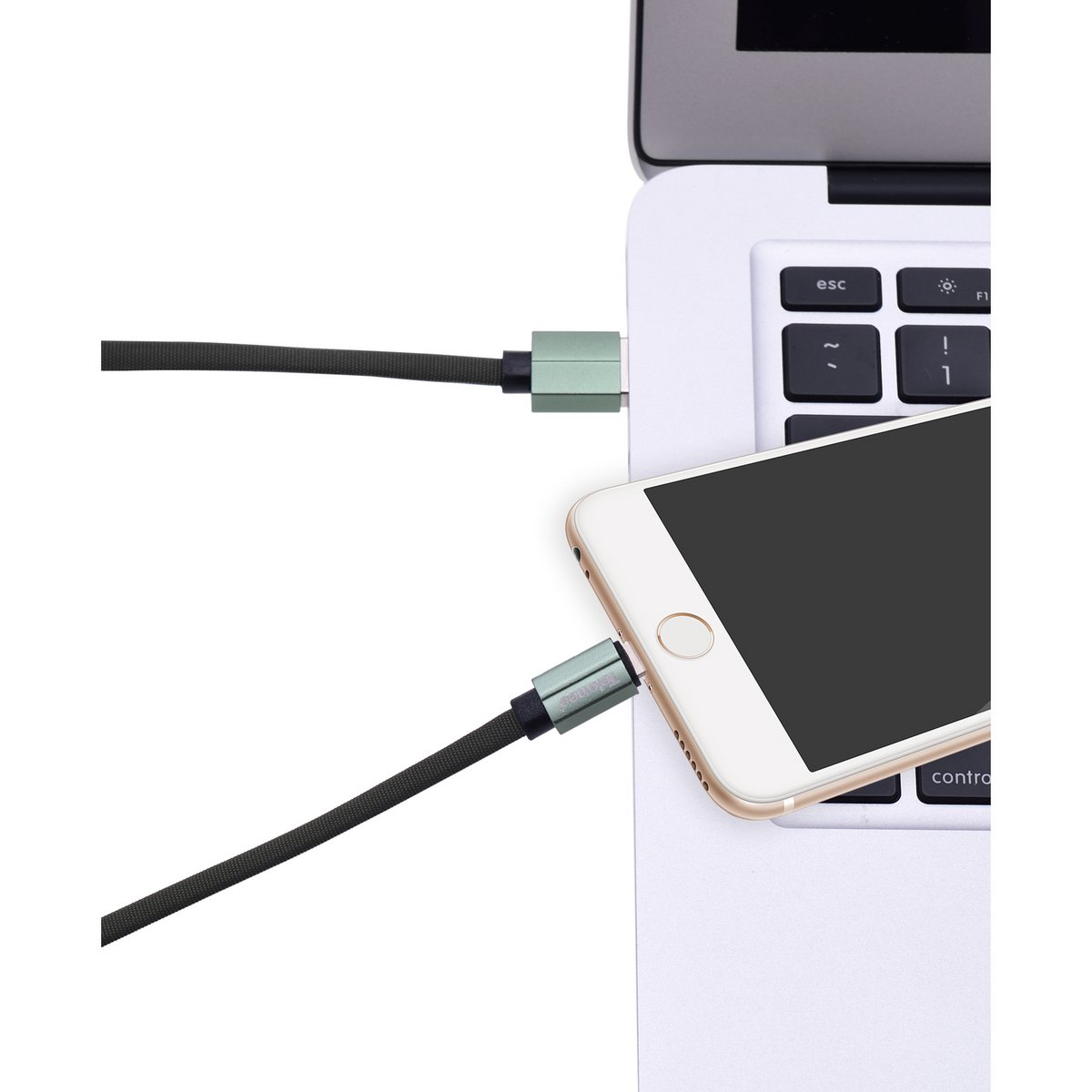 TEKMEE 2A USB Cable Adaptable Apple 4 to 12 Pro Max Fast Charging Data Transfer Several Colors 1 Meter
