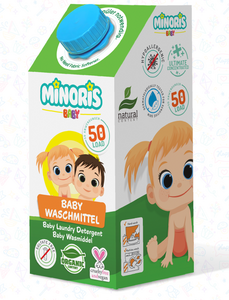 MINORIS BABYWASMIDDEL 1L 50 LADING