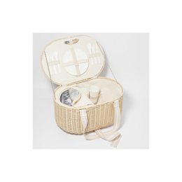 Sunnylife Le Weekend Natural Picnic Basket