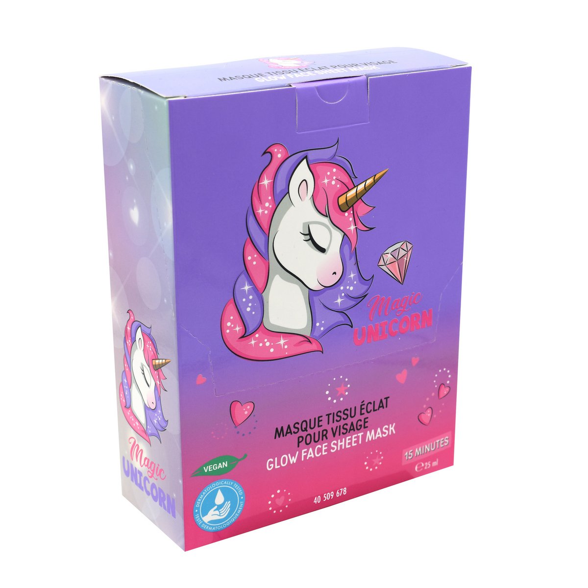 😍Girl Power, Maschera, Tessuto, Radianza per viso, bambini, bambino, cura del viso, 25 ml