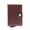 Card Case Plus Wallet Vintage Burgundy