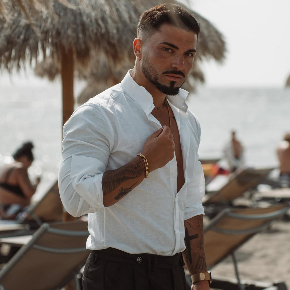 Brassard Edelstahl "Cuban"