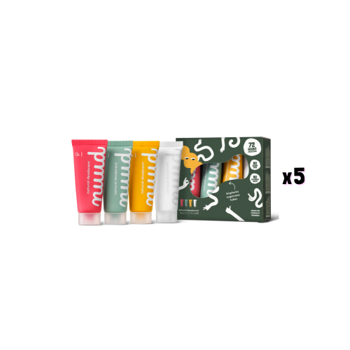 Vegan deodorant - Family Pack (x5)