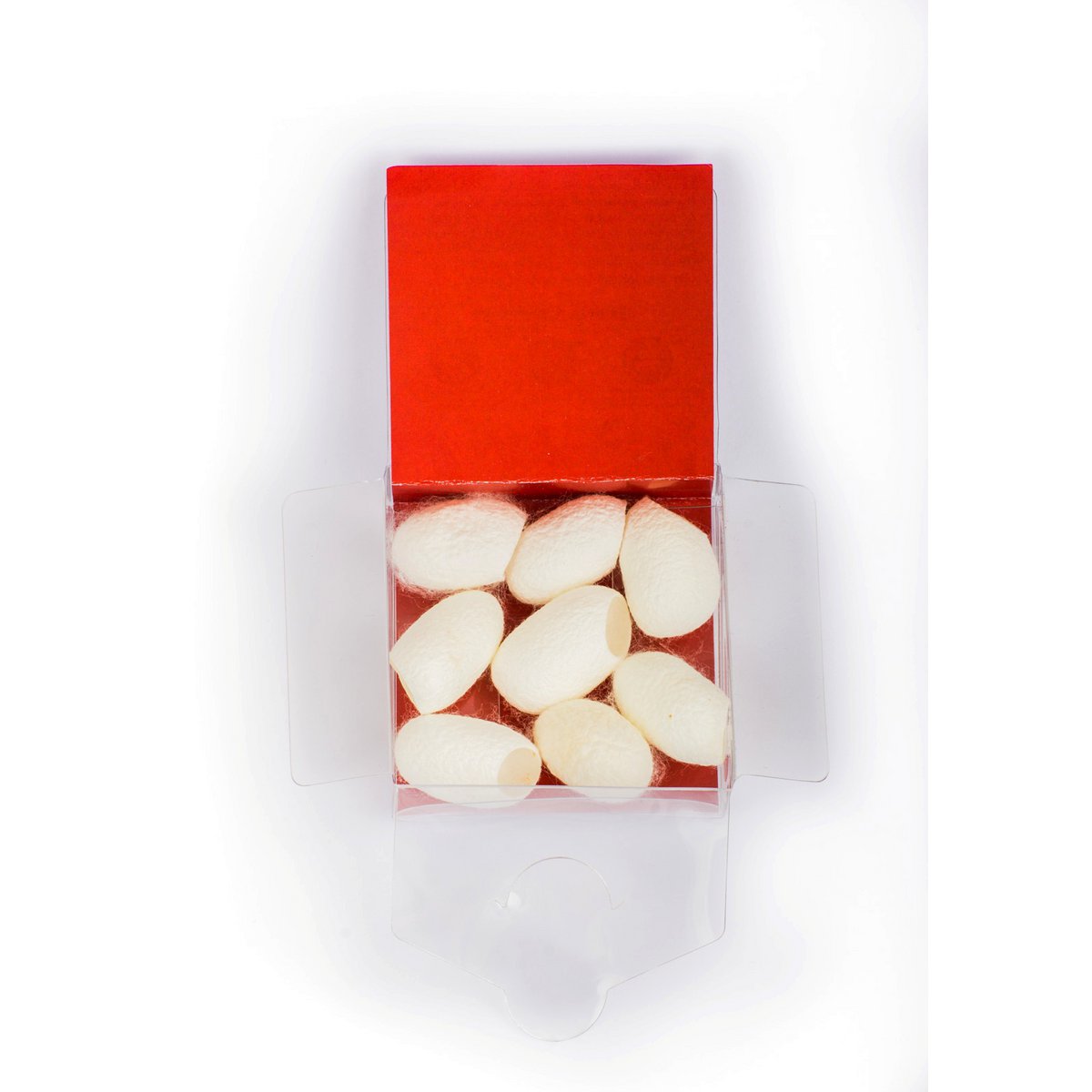 Exfoliating silk cocoons