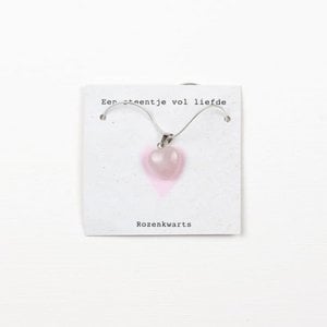 Stone full of love necklace Rose Quartz