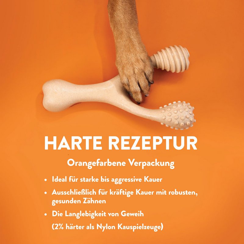 BetterBone Dogs Kauchen -sSmall Hard Classic (uden nylon, CO2 neutralt lavet i Europa)