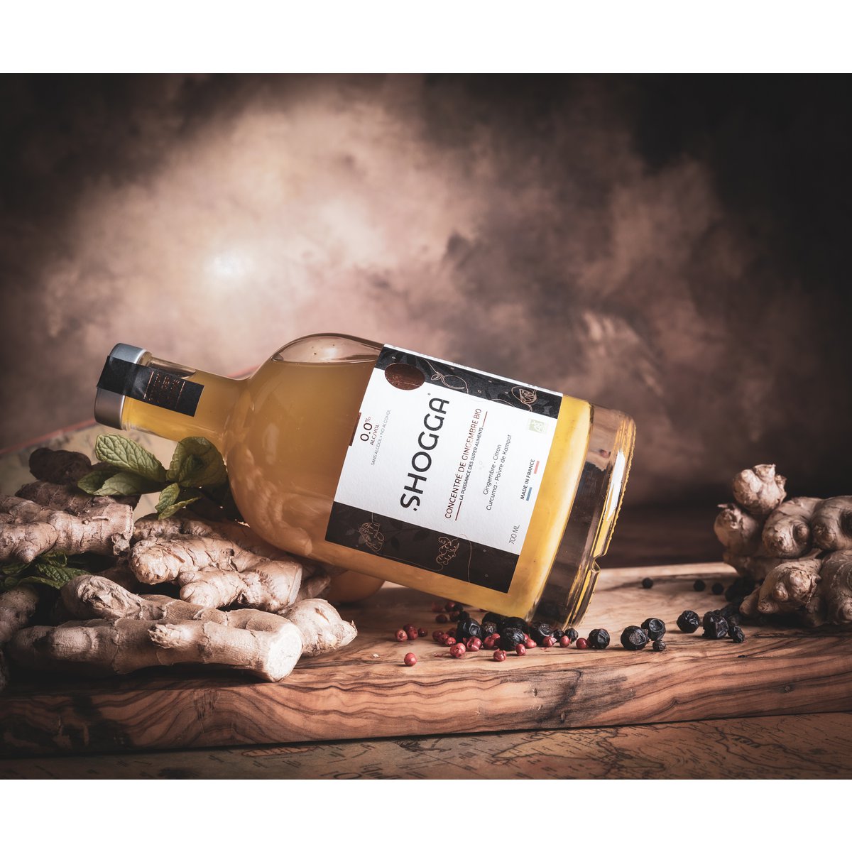 Boisson au gingembre premium bio et français (X36 bouteilles) - FULL KIT D'IMPLANTATION SHOGGA