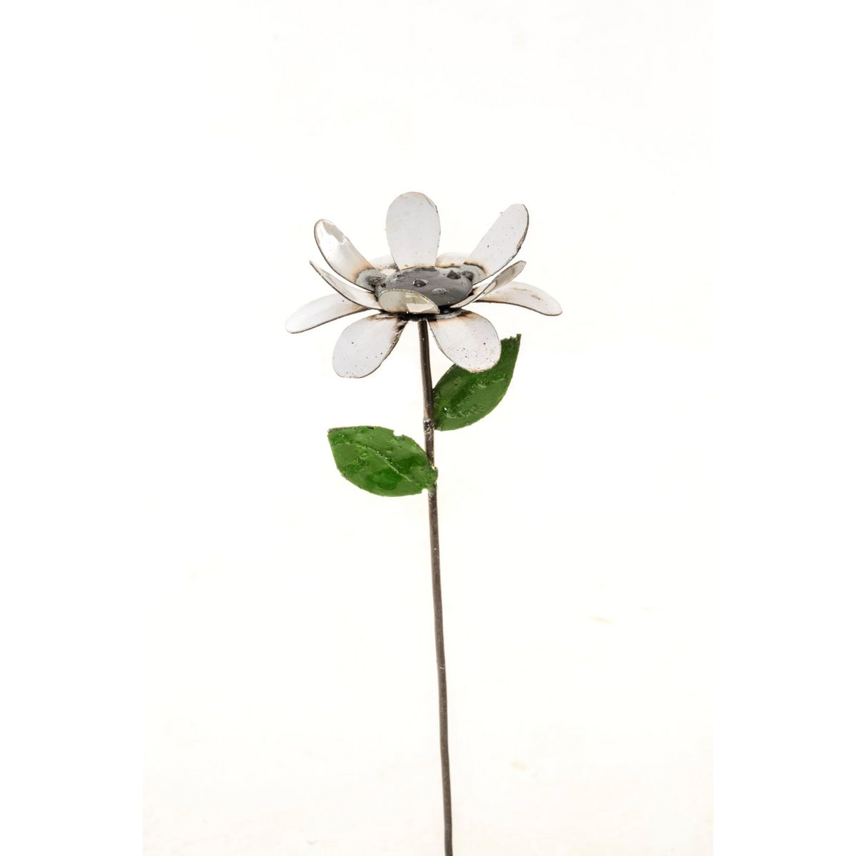 ZIMBA-ARTS METALL NATURWEISSE GÄNSEBLÜMCHENBLUME