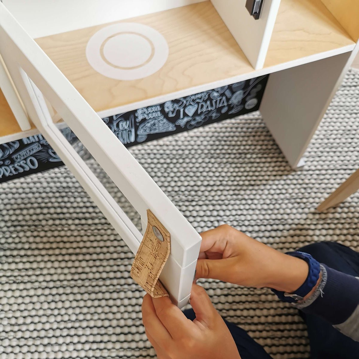 Uchwyty do kuchni dziecięcej Ikea (wegańskie)