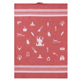 Küchenhandtuch Magic Lila Rot Grün Baumwolle (3 Stück)