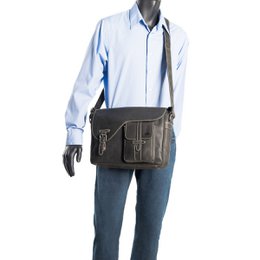 Skuldertaske Dame - Skuldertaske Herre - Messenger Bag Læder - Postmand Taske Læder - 3 forskellige farver læder