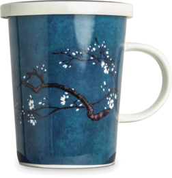 Edo Teamug set, Magnolia Blue, porc.filter, giftbox