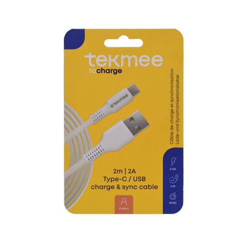 TEKMEE 2M TYPE C Round TPE CABLE