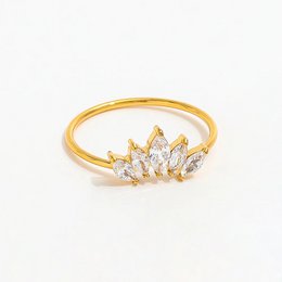 Rosy - Antik diamantklynge ring