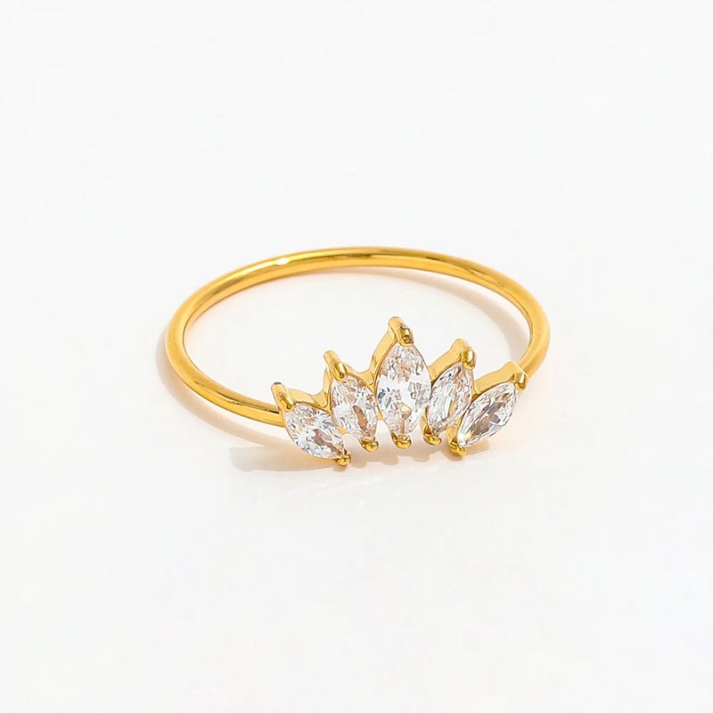 Rosy - Antik diamantklynge ring