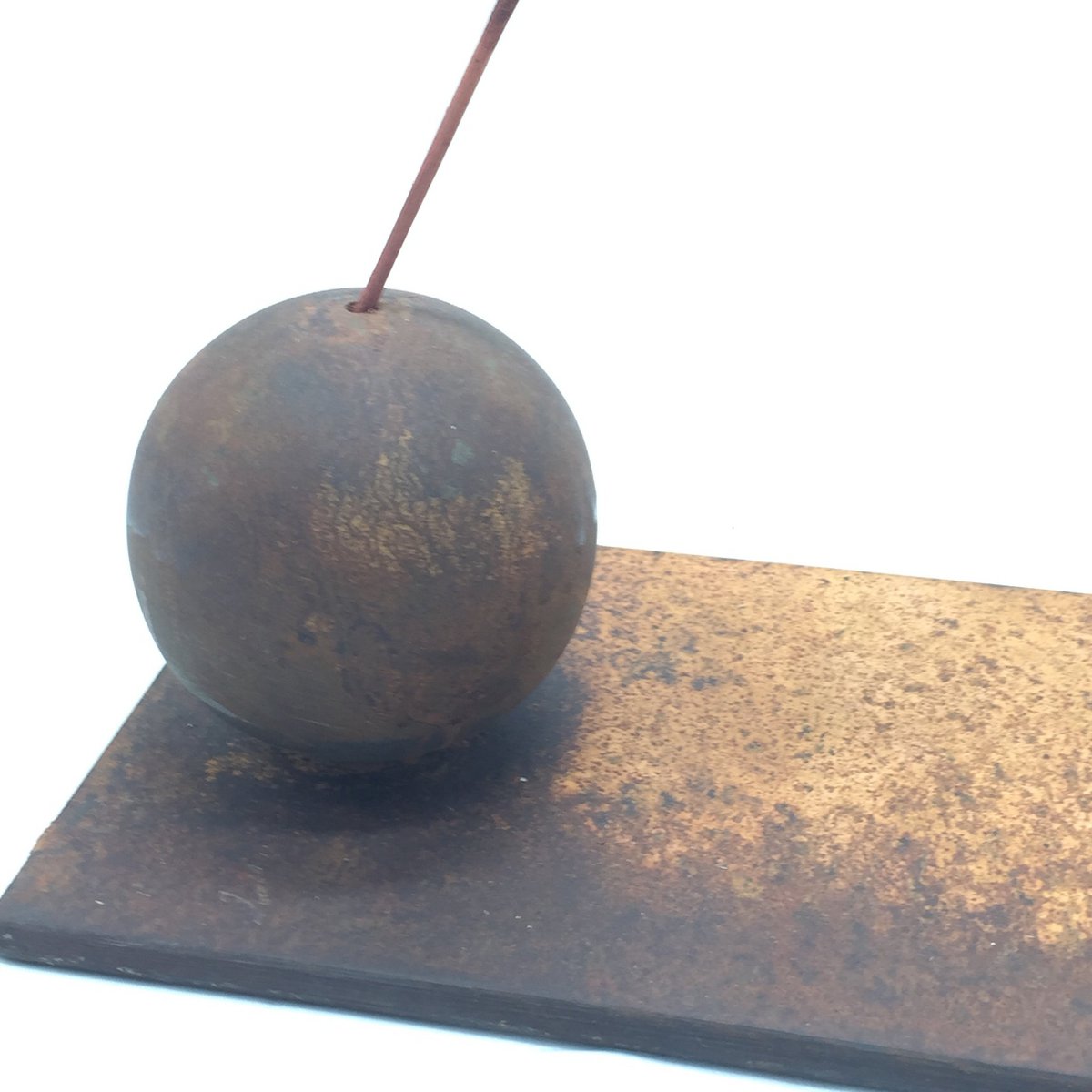 Porte-encens industriel "Rusty Universe °3"