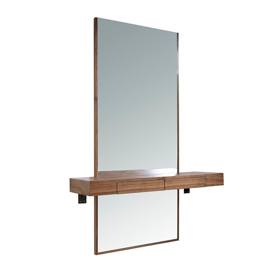 Mirror and console hall furniture