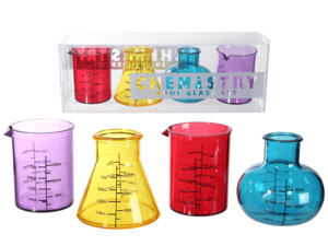 Shooter glass, Chemistry,