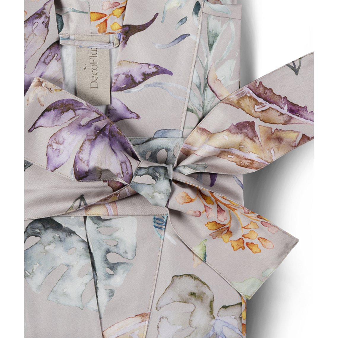 Badekåbe Kimono Flora Costera Mandel