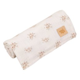 Manta de muselina para bebé "Boho Flowers"