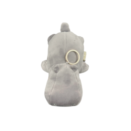 Nemu nemu knuffel - Nijlpaard - Nijlpaard - Maat S - 15 cm - Sleutelring