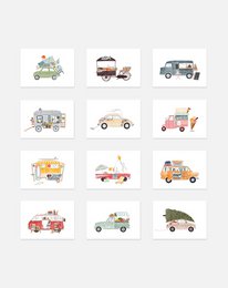 Card set Happy Camper