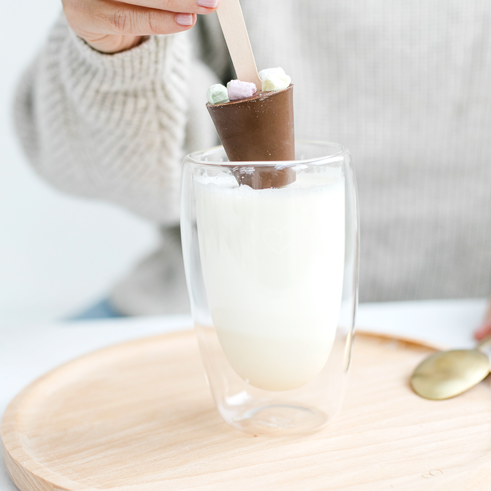 Drinking chocolate marshmallow