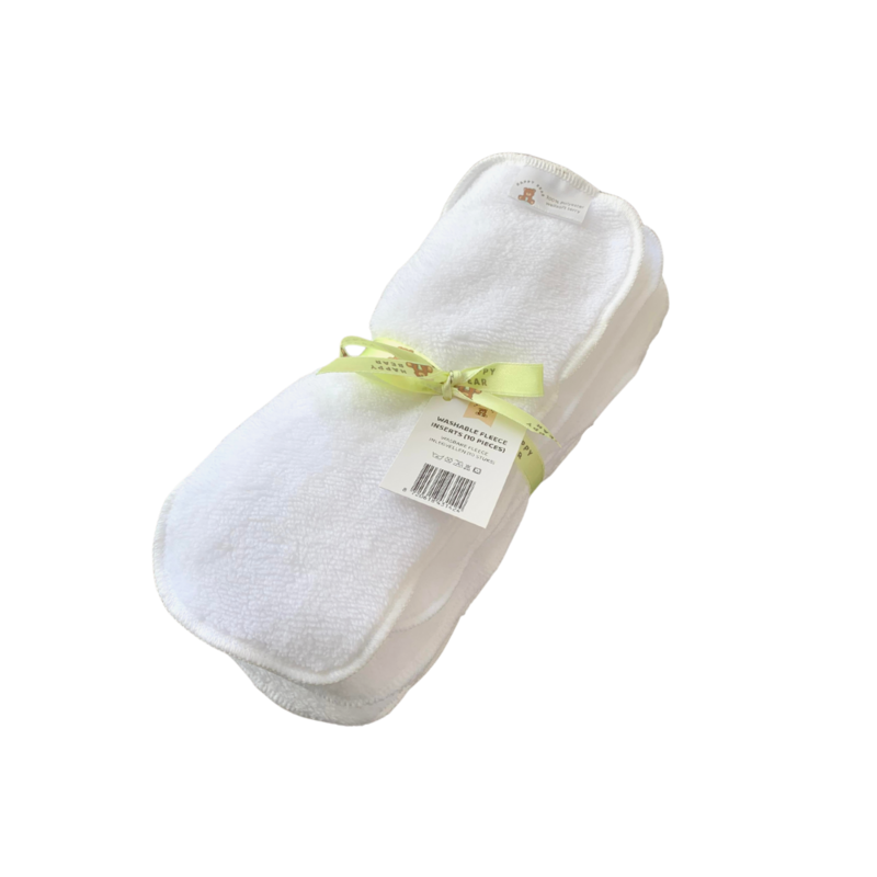 Washable fleece inserts - 10 pieces