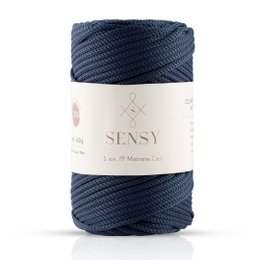 Cordoncino macramè Sensy Premium da 5 mm - 104 iarde, 100% poliestere