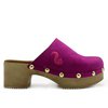 thies 1856 ® Rec Comfy Clog vegan orchid pink