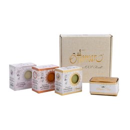 Soap collection set of 4 mix in gift box