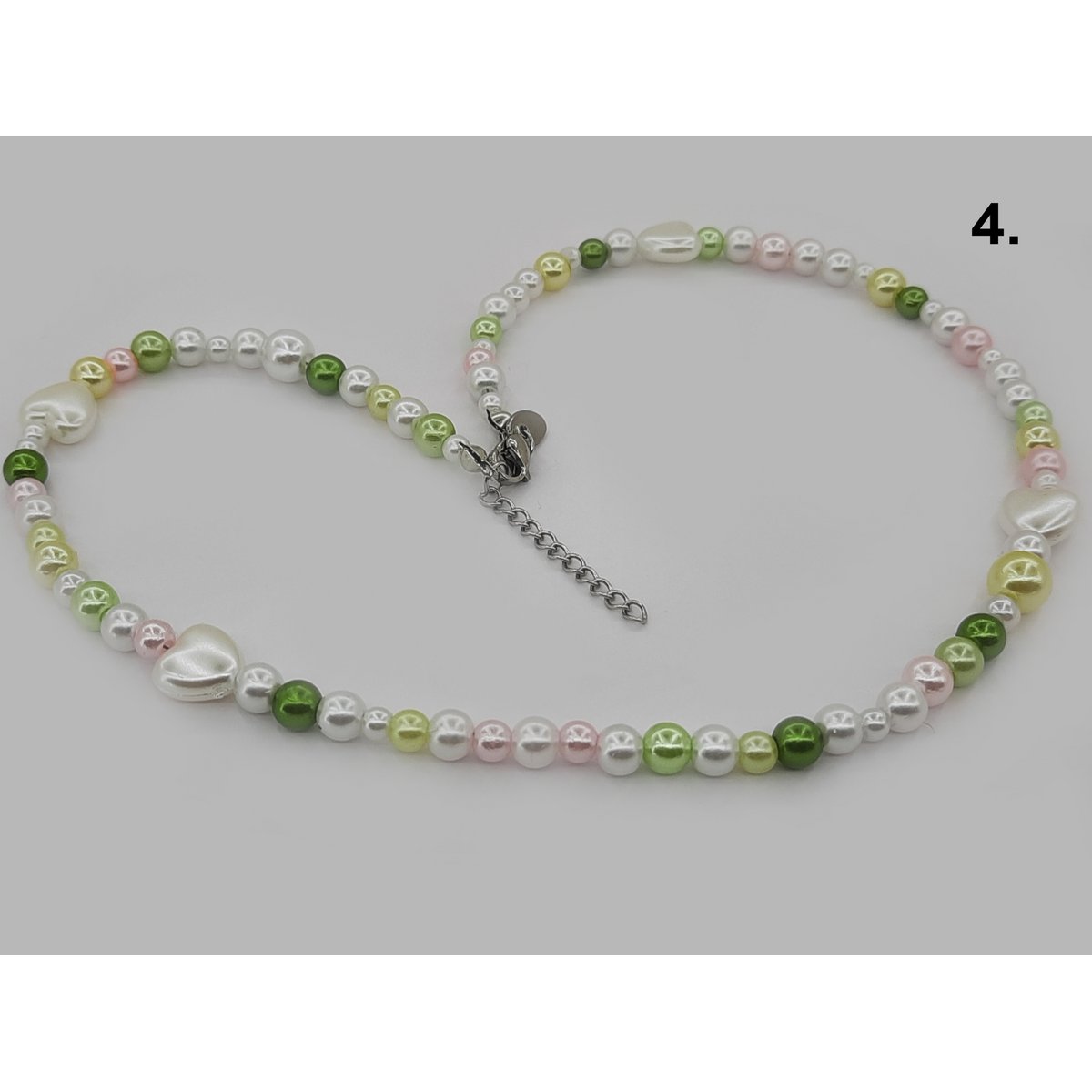%238 Ensemble collier de perles tendance