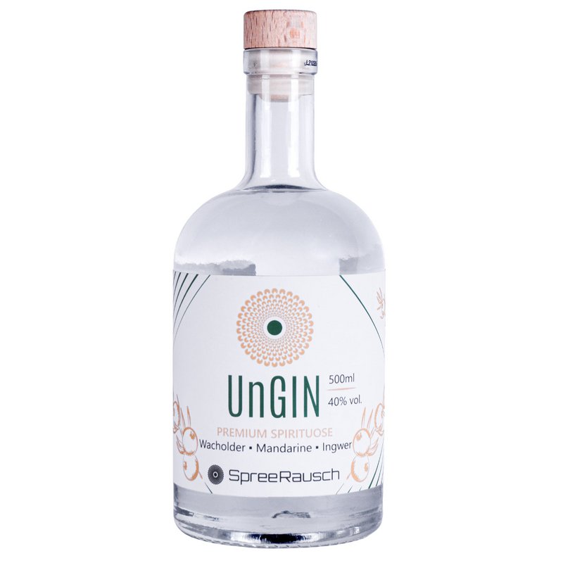 UnGIN di SpreeRausch - Lo spirito nobile della Spreewald, MACH KEINEN UnGIN, anche come regalo di gin