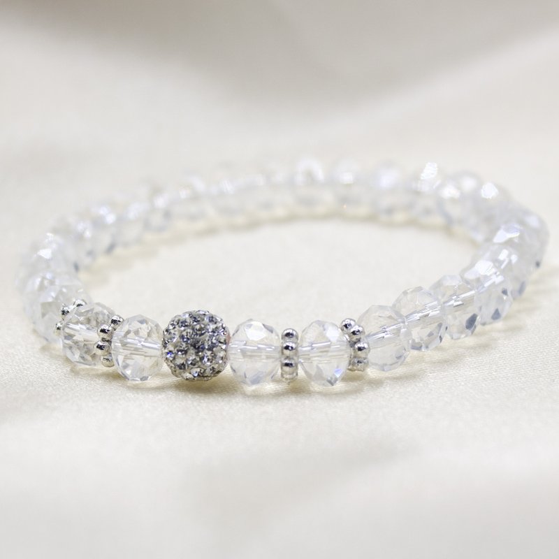 Armbånd Ilka krystal hvid