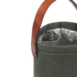 "BANDOL" insulated bottle bag - Khaki