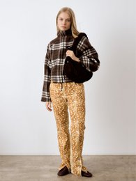 Barefoot Plaid Brown Jacket