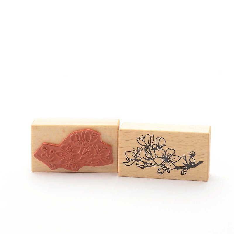 Pistil: branch with cherry blossoms